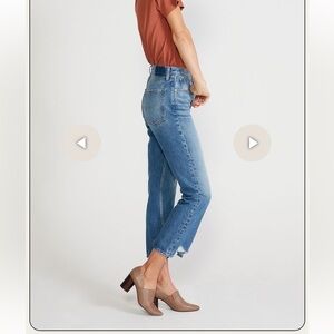 Anthropologie Etica Josie High Rise Crop jean size 27